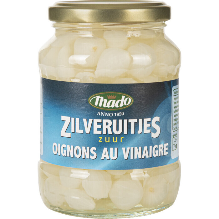 Mado Zilveruitjes zuur in azijn (37cl)