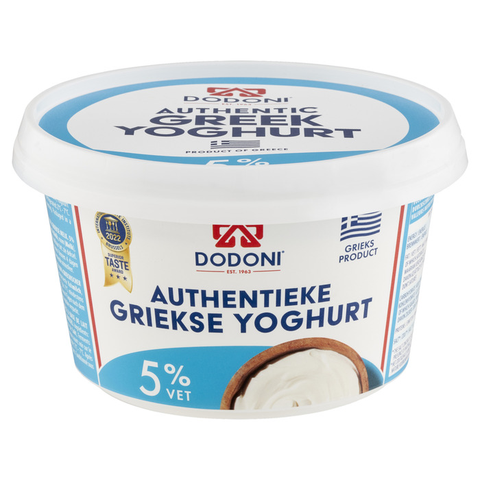 Dodoni Authentieke Griekse Yoghurt 5% Vet 500 g (500g)