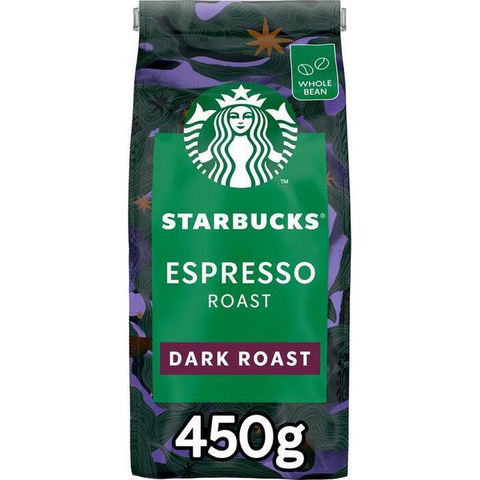 Starbucks® Espresso Roast Dark Roast Koffiebonen 450 gram (Zak, 450g)