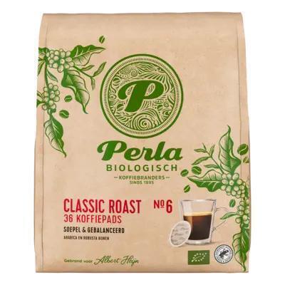 Perla Biologisch Classic roast pads (36 st.)