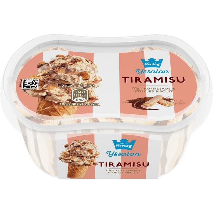 Hertog IJssalon Mini IJs Tiramisu 200 ml (114g)