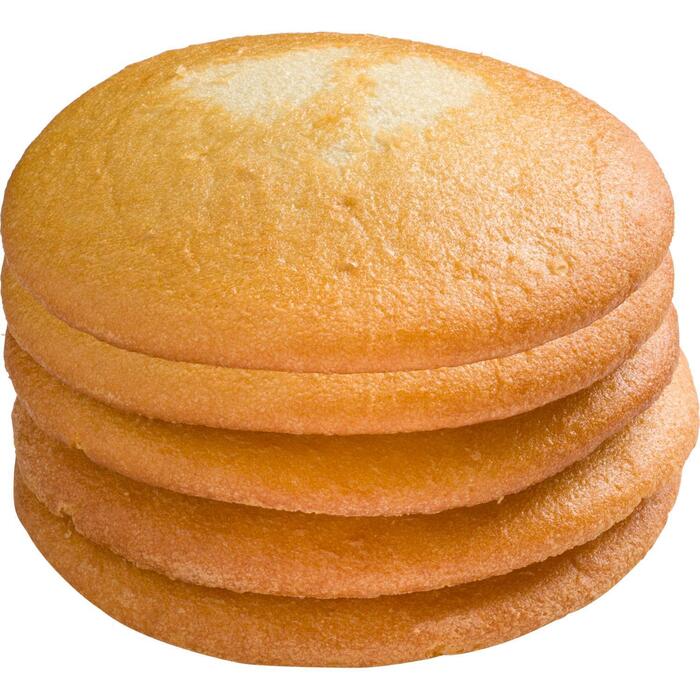 Naturel eierkoeken 4 stuks
