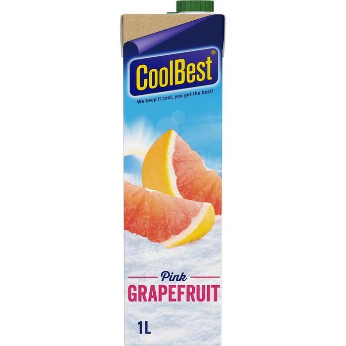 Coolbest Pink grapefruit sap (Pak, 1L)