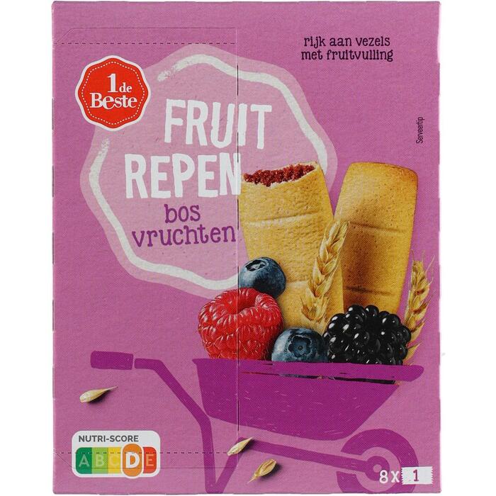 1 de Beste Fruitrepen bosvruchten (264g)