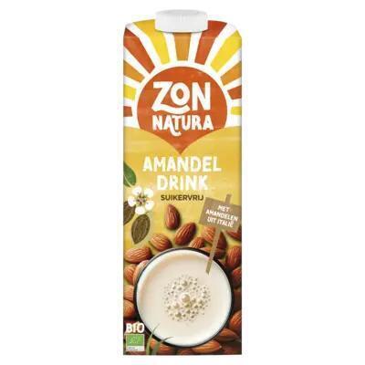Amandel drink ongezoet (pak, 1L)