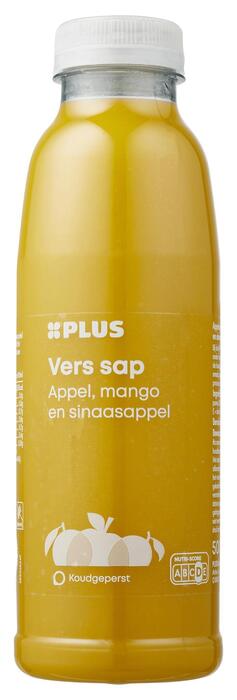 PLUS vers sap Appel, sinaasappel mango (Fles, 0.5L)