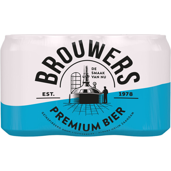 Brouwers Premium bier 6-pack (6 × 33cl)