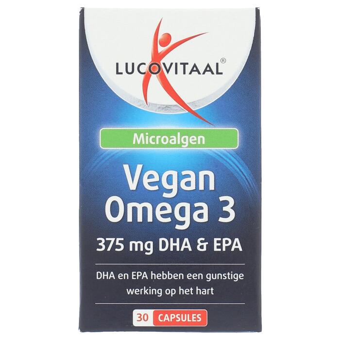 Lucovitaal Omega-3 375mg dha & epa capsules (30 × 1g)