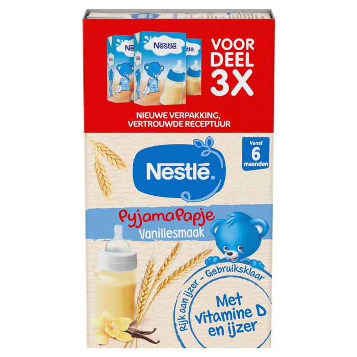 PyjamaPapjeÂ® Vanille 3 x 250 ml (Pak, 0.75L)