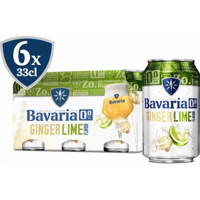Bavaria 0.0% Ginger Lime 6x330ML