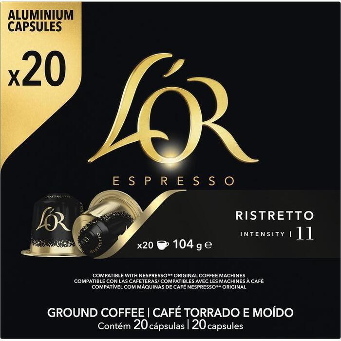Koffiecups ristretto (104g)
