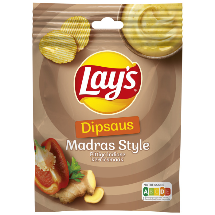 Lay's Dipsaus Madras Pittige Kerriesmaak 6 gr (6g)