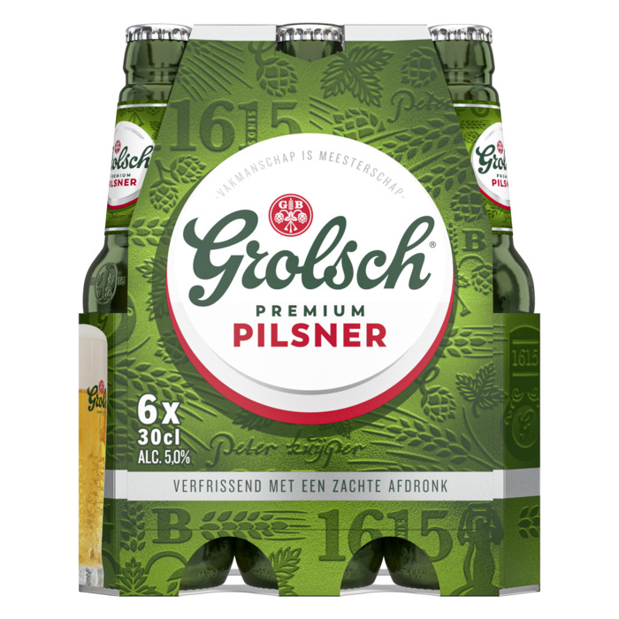 Grolsch Bier Flessen 6 x 30cl