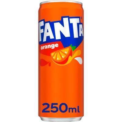 Fanta Orange low calorie 250 ml (blik, 250ml)