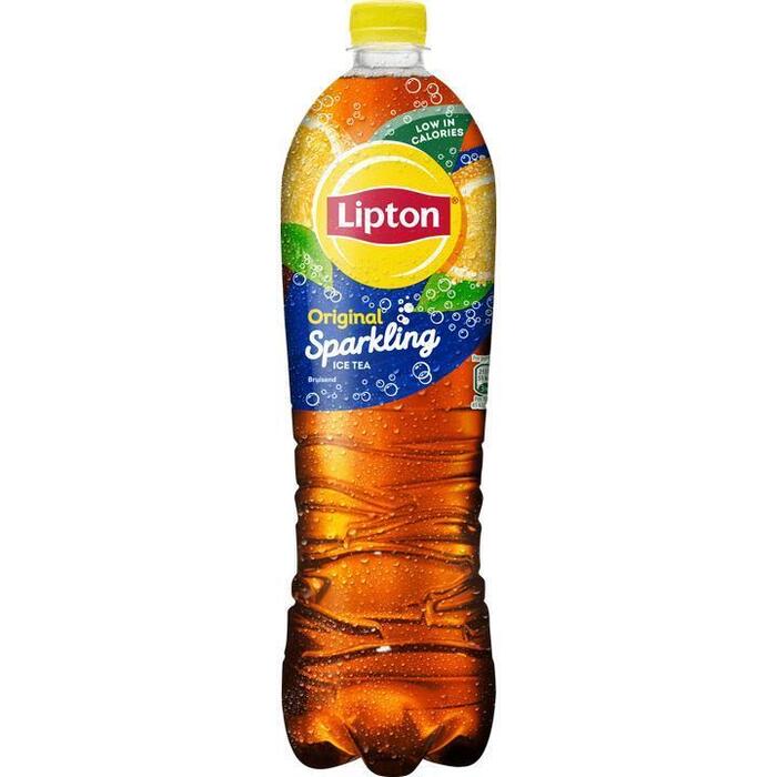 Lipton Ice tea sparkling original (Fles, 1L)