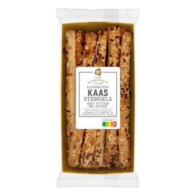 AH Roomboter kaasstengels met zaden (100g)