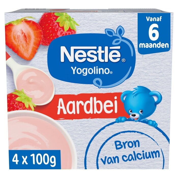 Yogolino Aardbei 6 mnd (Pak, 100g)