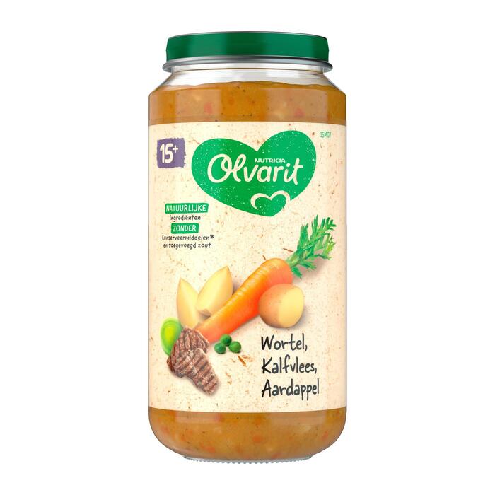 Wortel kalfsvlees aardappel 15 mnd (Pot, 250g)