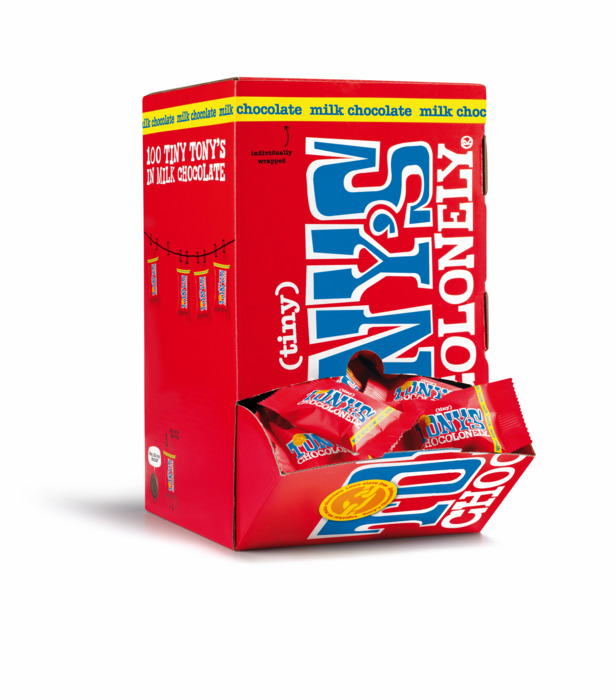 Tony's Chocolonely Tiny Milk Chocolate 900g (100 × 9g)