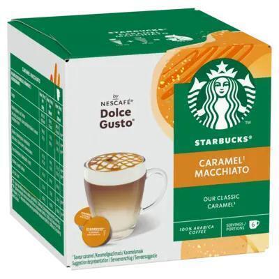 Starbucks® Caramel Macchiato by Nescafé® Dolce Gusto® 12 Capsules (128g)