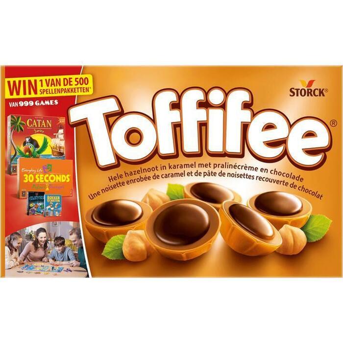 Toffifee Hele Hazelnoot in Caramel met Pralinécrème en Chocolade 15 Stuks 125g (doos, 125g)