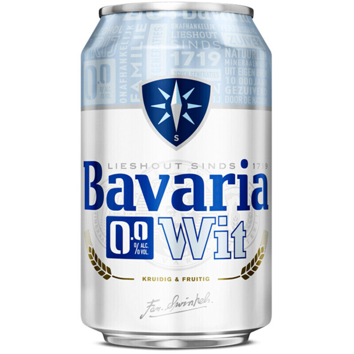 Bavaria 0.0% Wit 6-pack (blik, 33cl)