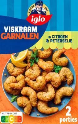 Iglo Viskraam Garnalen in Citroen en Peterselie Beslag 220g (220g)