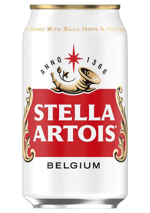 Stella Artois Belgium pils 6-pack (Blik, 35.5cl)