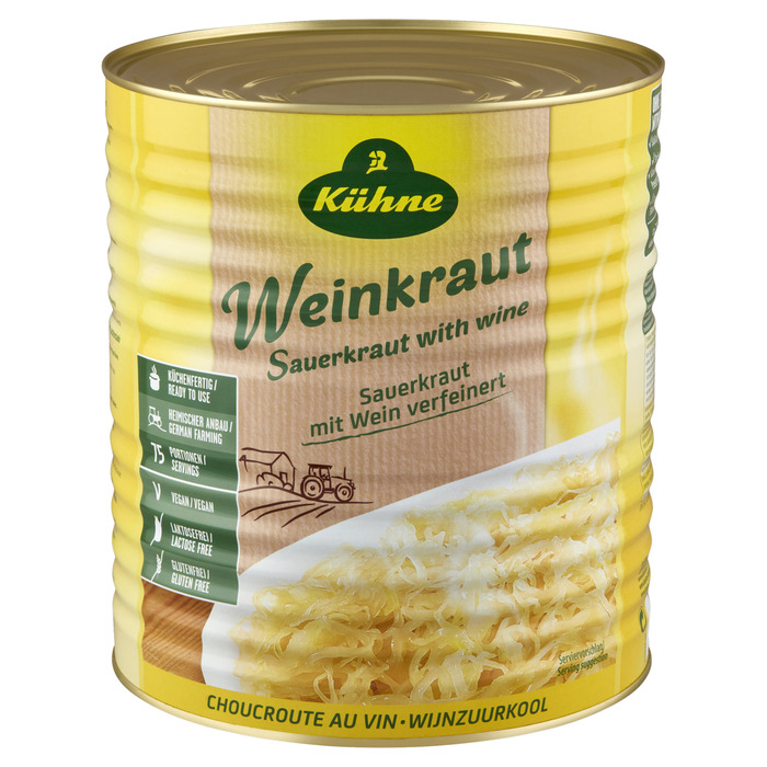 Kühne Wijnzuurkool 9,700 g (9.7kg)