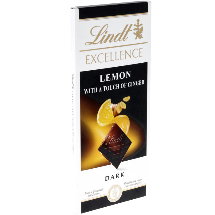 Lindt Excellence ginger lemon (100g)
