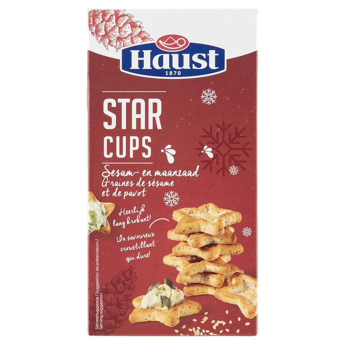 Haust Star Cups Sesam- en Maanzaad 100 g (100g)