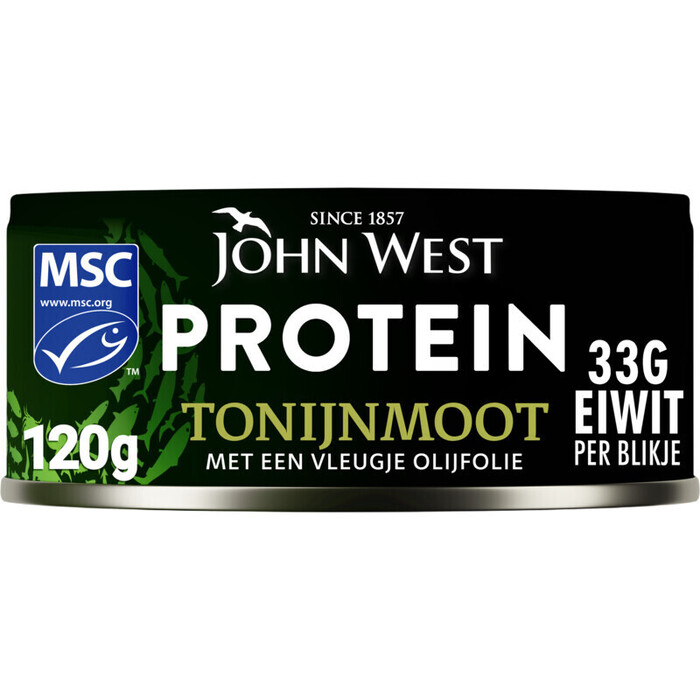 Protein tonijnmoot in olijfolie (120g)