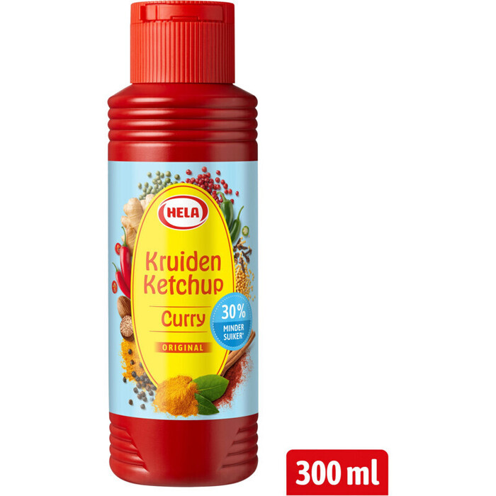 Hela Kruiden Ketchup Curry Original 300 ml (30cl)