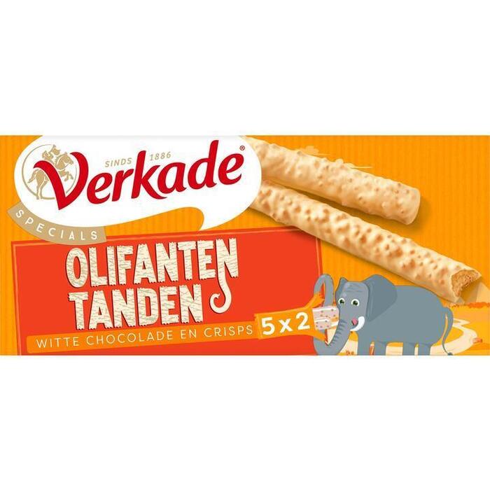Verkade Olifanten Tanden 5 x 2 Stuks 150g (Doos, 150g)
