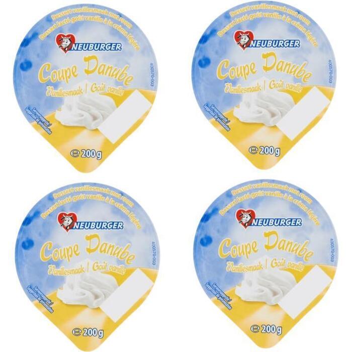 Neuburger Coupe Danube Vanillesmaak 4 x 200g (4 × 200g)