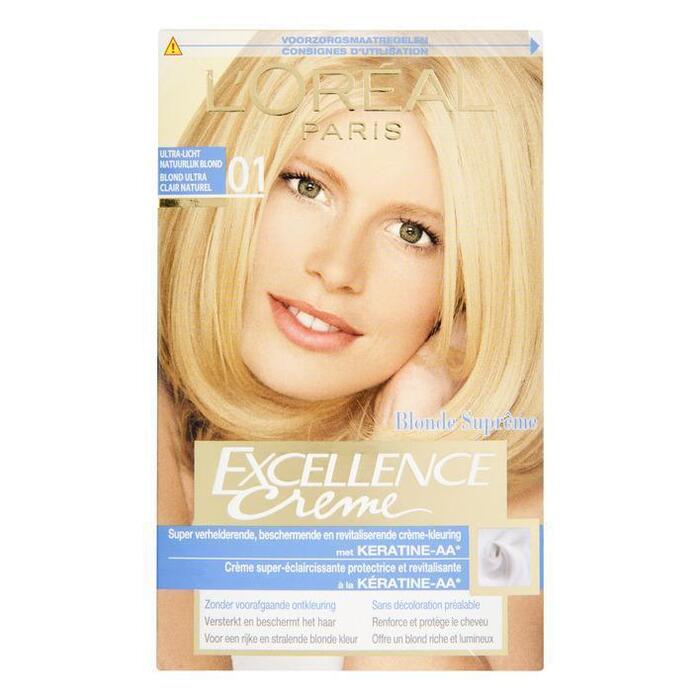 L'Oréal Excellence crème 01 ultra-licht blond (stuk)