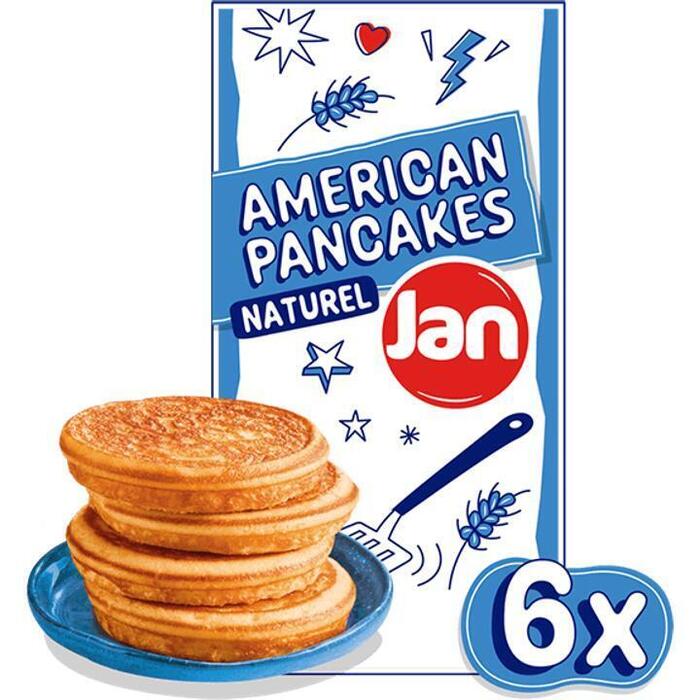 Jan American Style Pancakes Naturel 6 Stuks 300g (300g)