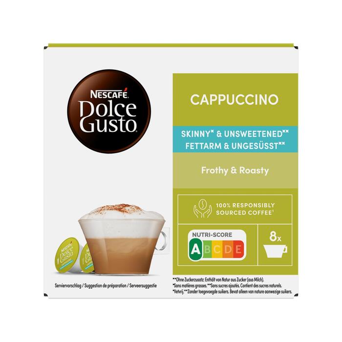 Nescafe Dolce Gusto Cappuccino Light Koffie Capsules 16 Stuks (162g)
