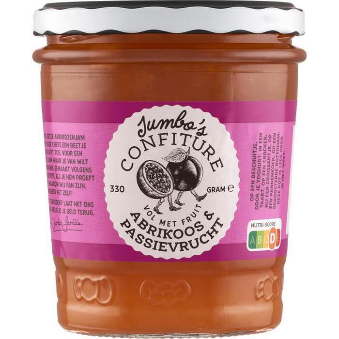 Jumbo's Confiture Abrikoos Passievrucht 330g (330g)