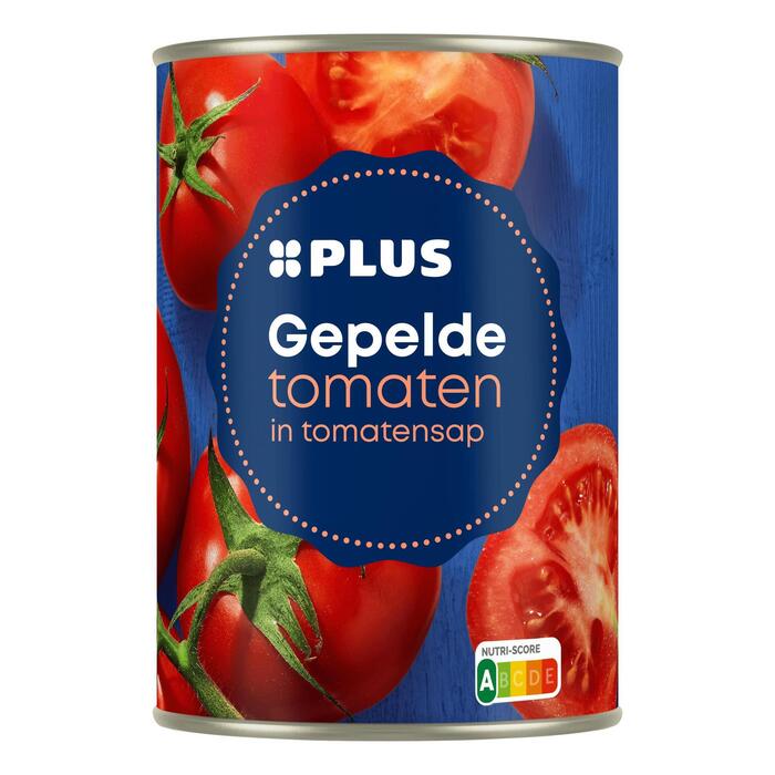 Gepelde tomaten in tomatensap (Blik, 400g)