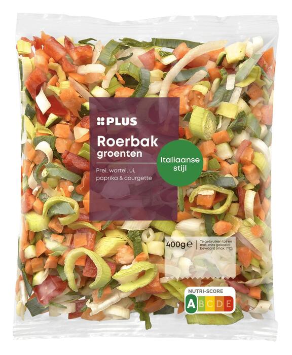 PLUS Roerbakgroenten Italiaanse stijl (Zak, 400g)