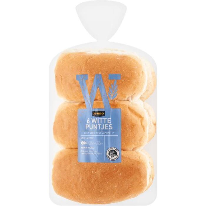 Jumbo - Witte Puntjes - 6 Stuks