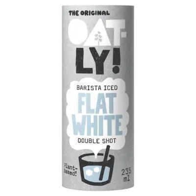 Oatly! Barista iced flat white double shot (235ml)