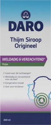 Daro Thijmsiroop 200 ml (Fles, 200ml)