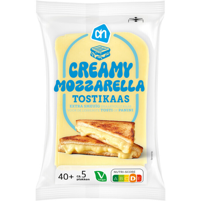 AH Mozzarella tostikaas 40+ plakken (150g)