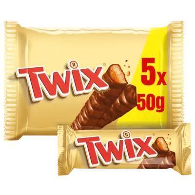 Twix Melk chocolade karamel koekjes multipack verpakking (250g)