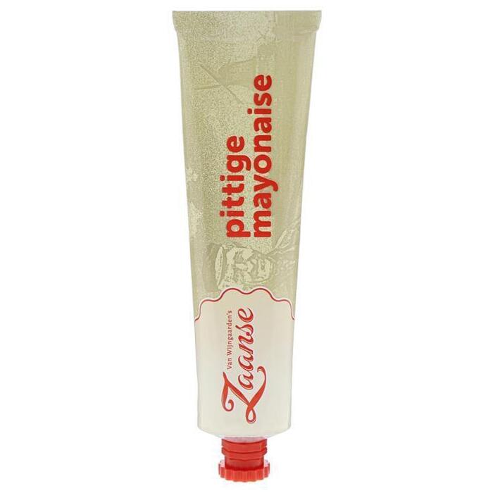 Zaanse pittige mayonaise kruidige mayonaise met pitjes (tube, 170ml)