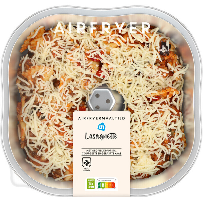 AH Airfryermaaltijd lasagnette (450g)