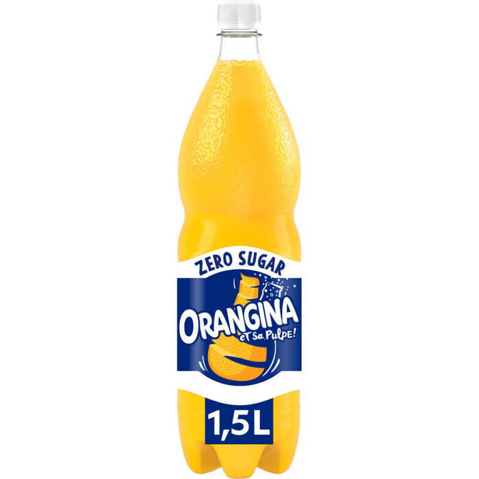 Orangina et sa Pulpe! Zero Sugar 1, 5L (1.5L)