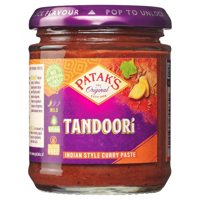 Patak's Original Tandoori Indiase Kruidenpasta 170g (Pot, 170g)